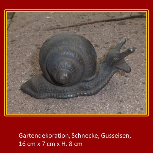 Gartendekoration schnecke mit - gartendekoration,schnecke,