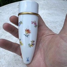 Porzellan , Meissen, Autovase mit floralem Muster, Rarität Erste Wahl!Oldtimer