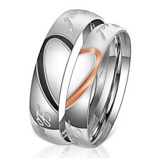 2 Partner Ringe Freundschaftsringe Eheringe Hochzeitsringe Trauringe Herz Liebe