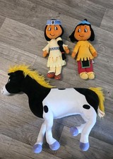 Yakari , Regenbogen und Kleiner Donner Kuscheltiere 25-40cm