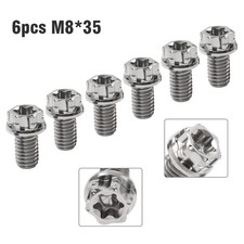 6pcs Titanium Screws Torx Head