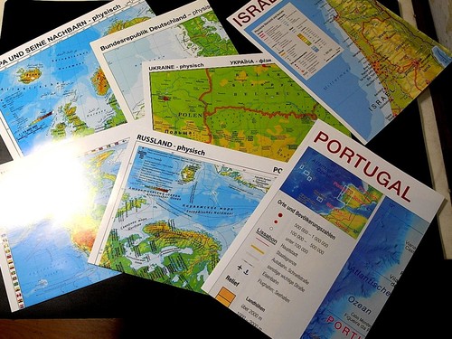 7 poster landkarten - ***,