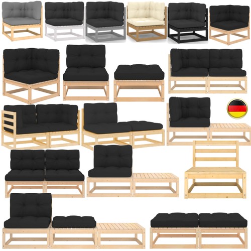 Gartensofa ecksofa fußhocker - gartensofa,