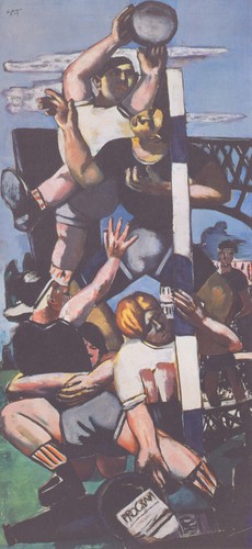 Max beckmann rugbyspieler - -,