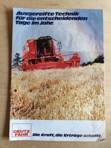 Deutz fahr ausgereifte technik - deutz,