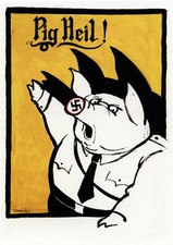 TOMI UNGERER  Pig Heil  Plakat