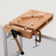 Tragbar Schraubstock Holz