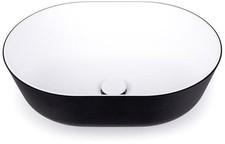 Castagnari Waschbecken Waschtisch oval 35x26x11cm Wohnwagen Wohnmobil 1629394