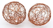 2 Stück Drahtbälle