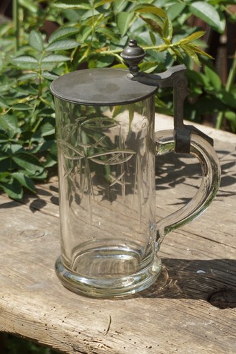 Antik glaskrug bierkrug - bierkrug, 0,4l