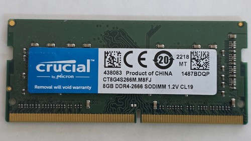 8gb crucial ddr4 - crucial, 2666mhz