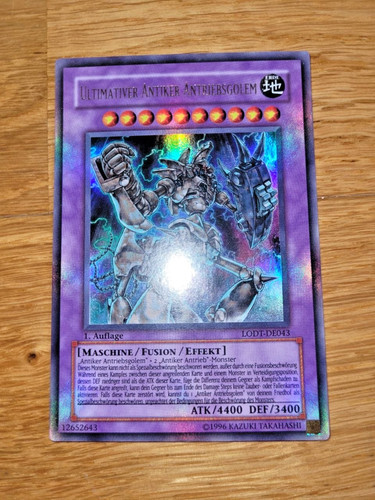 Yugioh ultimativer antiker - ultimativer,