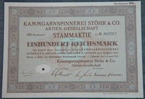 Kammgarnspinnerei stöhr - x,