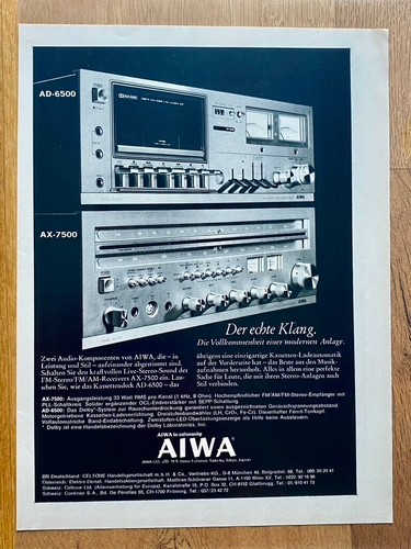 Aiwa hifi tape - hifi, cassettendeck