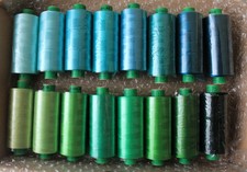 Maschinen Stickgarn Ackermann 16 stück Isafil 40 Rayon 25 Gramm je 1000 m