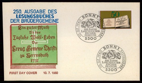 Brd bund fdc - fdc, 1980