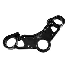 Gabelführung (Gabelbrücke) obere, zum Klemmen, schwarz - Simson S51, S70 Enduro