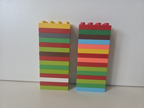 Lego duplo flache steine - x,