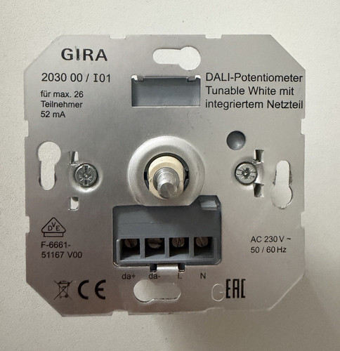 Gira dali potentiometer - gira, dali-potentiometer