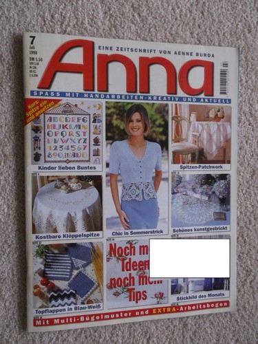 Anna burda spass an - anna;,