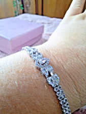 AAA+ CZ Armband Damen Zirkonia Braut Hochzeit Premium Schmuck