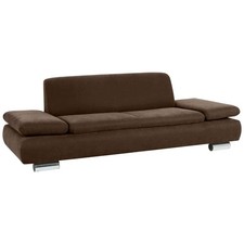 Max Winzer | Terrence | Sofa 2,5-Sitzer | braun | Veloursstoff