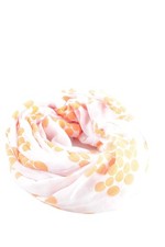 STEVE MADDEN Fransenschal Damen Schal weiß-neonorange extravaganter Stil