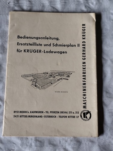 Krüger ladewagen - krüger,