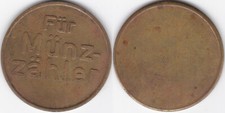 Marke Für Münz- Zähler Messing 25 mm nicht im Menzel verzeichnet