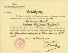 VERLEIHUNGSURKUNDE ZUM