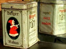 nochmal alte schokoladen Kakao Dose Berger Pößneck 