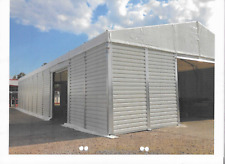 Haltec-Leichtbauhalle, 15x10x5  Aluträger mit Tor, Tür u. Innenfolie Erweiterbar