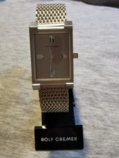 ? Rolf Cremer Damenuhr, Modell Cube, Milanaise Armband, Neu ?