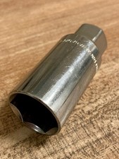 Zündkerzen-Steckschlüssel, Stecknuss, SW21 mm-sechskant, 65mm lang, 3/8"Antrieb