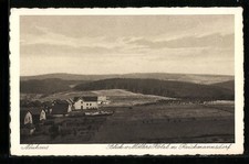 Neuhaus, Blick v. Möllers Hotel nach Reichmannsdorf, Ansichtskarte 