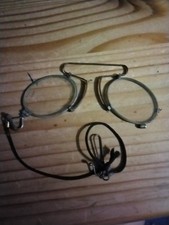 Antike Brille Gläser Monokel