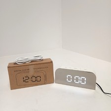 Vinabo Spiegelwecker LED Uhr