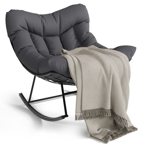Outdoor papasan rocking - rocking, chair