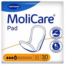 MoliCare Pad 4 Tropfen Inkontinenz Einlagen (9x30Stk = 270 Stück) - 1 Karton