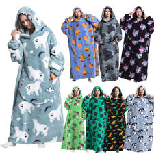Kuschel Riesen Hoodie Blanket Oversized Übergroße Pulli Decke Damen Herren Lang