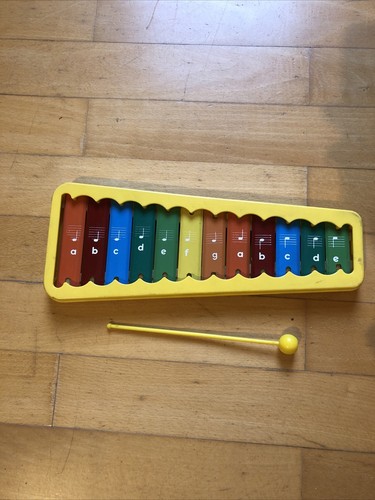Kinder xylophon bunt mit noten - kinder,