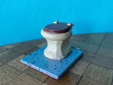 Toilette Holz Puppenstube Puppenhaus dollhouse