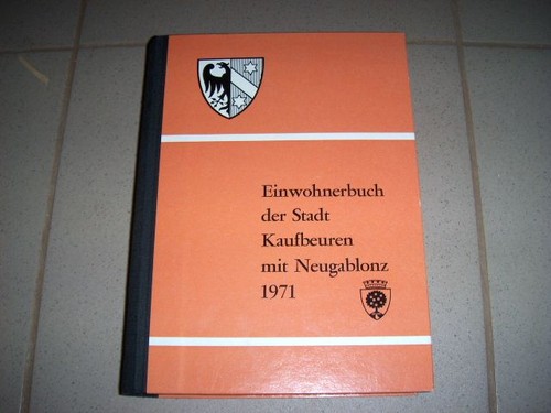 Kaufbeuren einwohnerbuch der - kaufbeuren,,