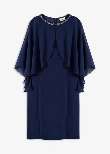 Minikleid mit abnehmbarem - , cape
