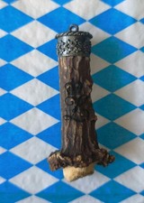 1x Charivari Anhänger Rehhorn,Königstreue, TRACHTENSCHMUCK,König Ludwig II Logo