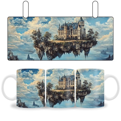 Kaffeetasse schloss himmel - schloss,