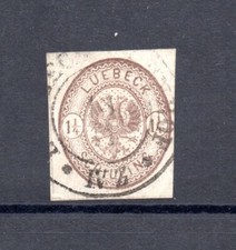 Lubeck 1864 Freimarke 13