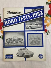 Vintage Autocar Road Tests