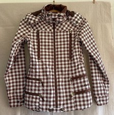 Burton Snowboard Jacke weiß braun Gr. XS / 34  Wie Neu