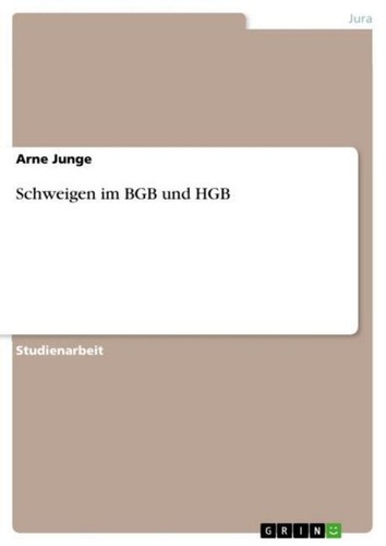 Schweigen bgb und - schweigen,